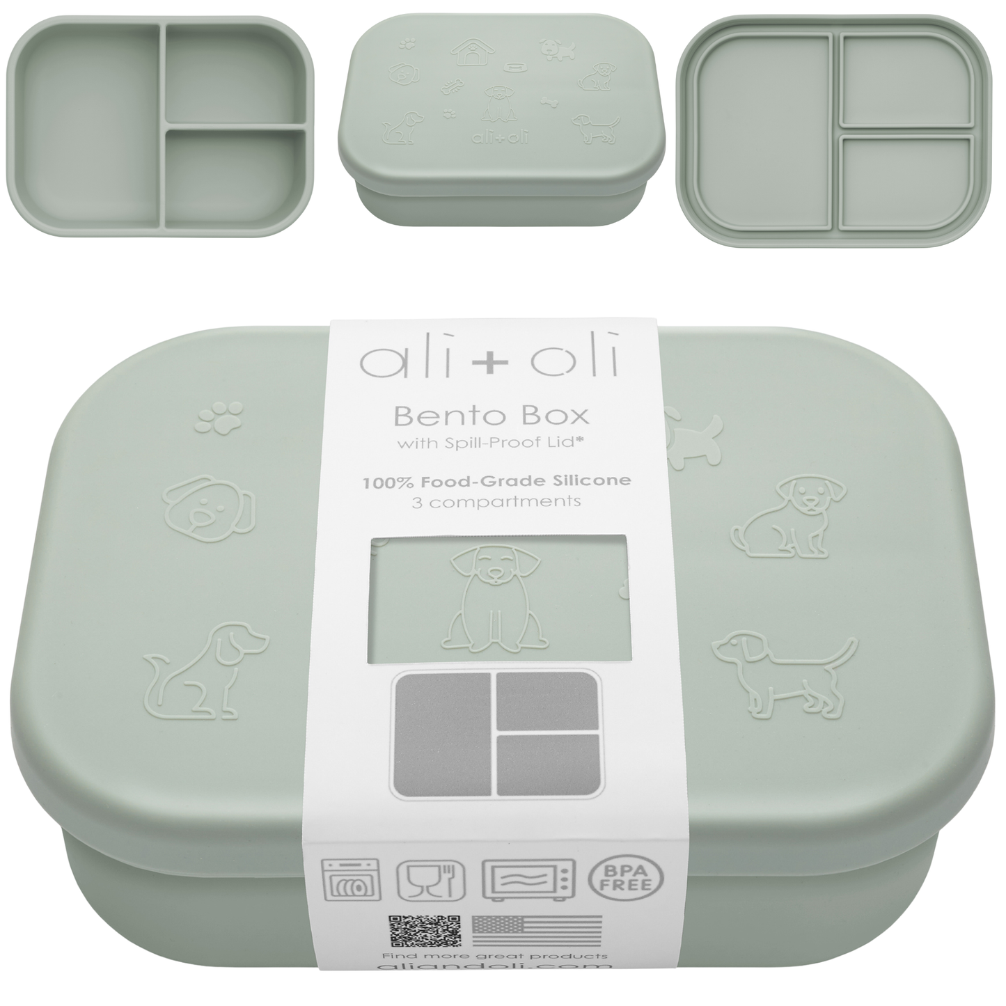 Silicone Bento Box (Puppy) Back to School