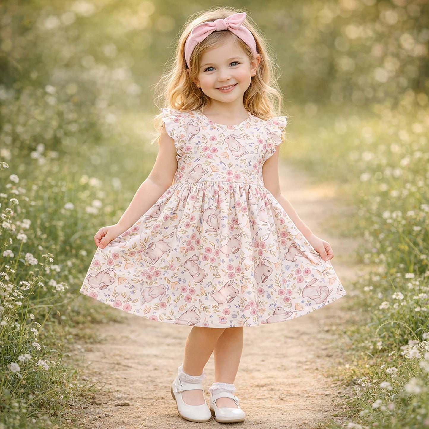 Bunny Blooms Bamboo Dress