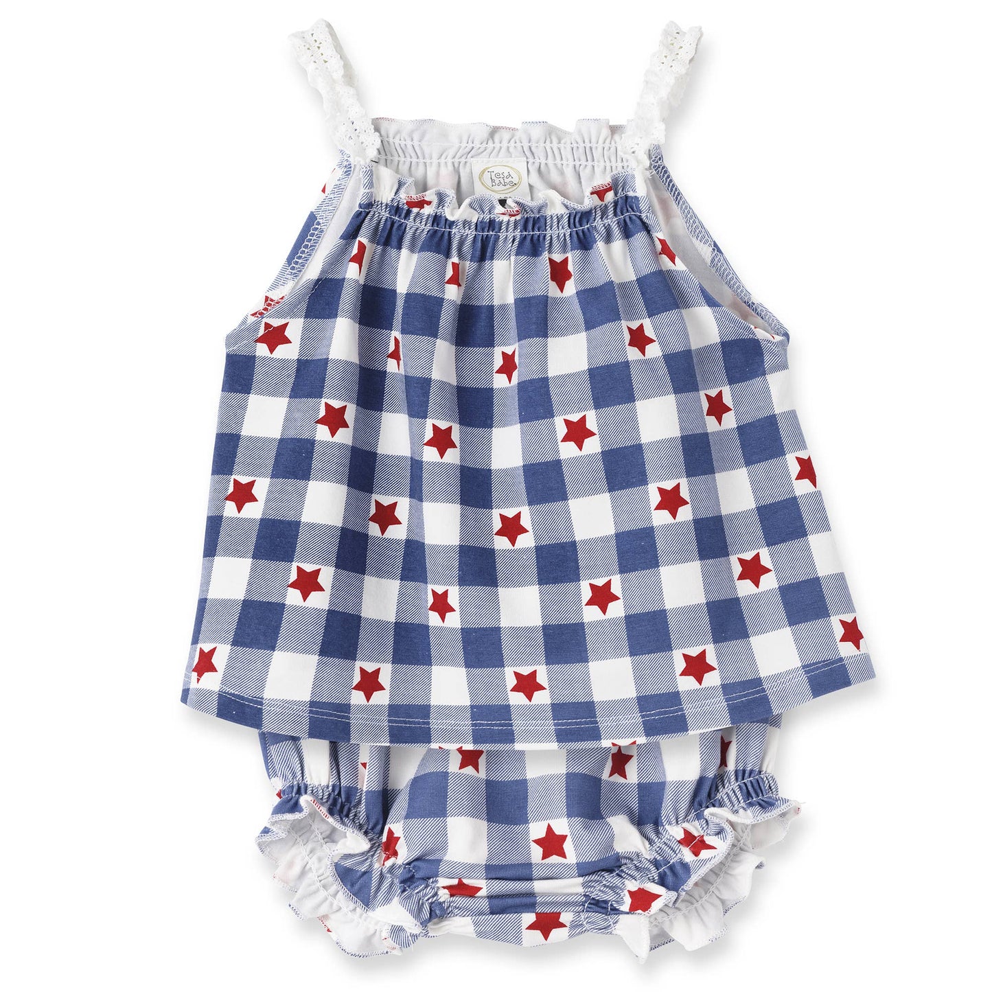 Americana Baby Bamboo Swing Top & Bloomers Set