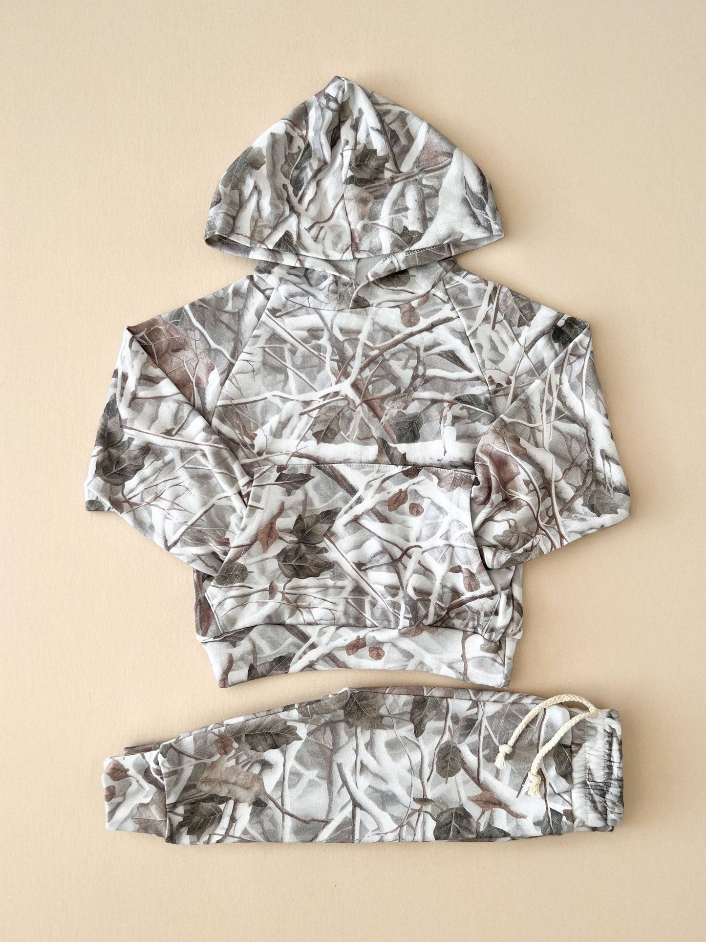 Camo Hoodie Jogger Set