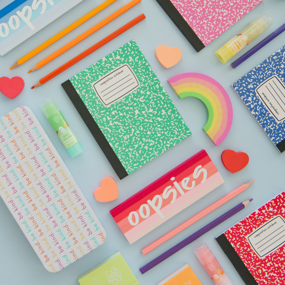 Large Heart Eraser Set