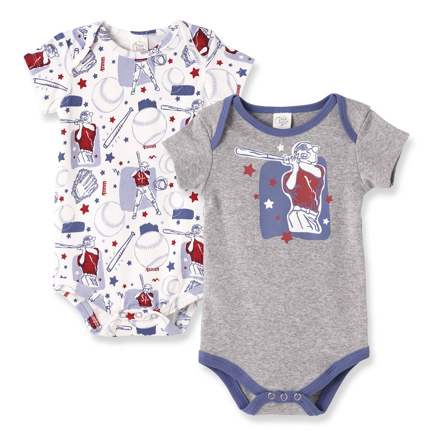 Batter Up Set Of 2 Bodysuits