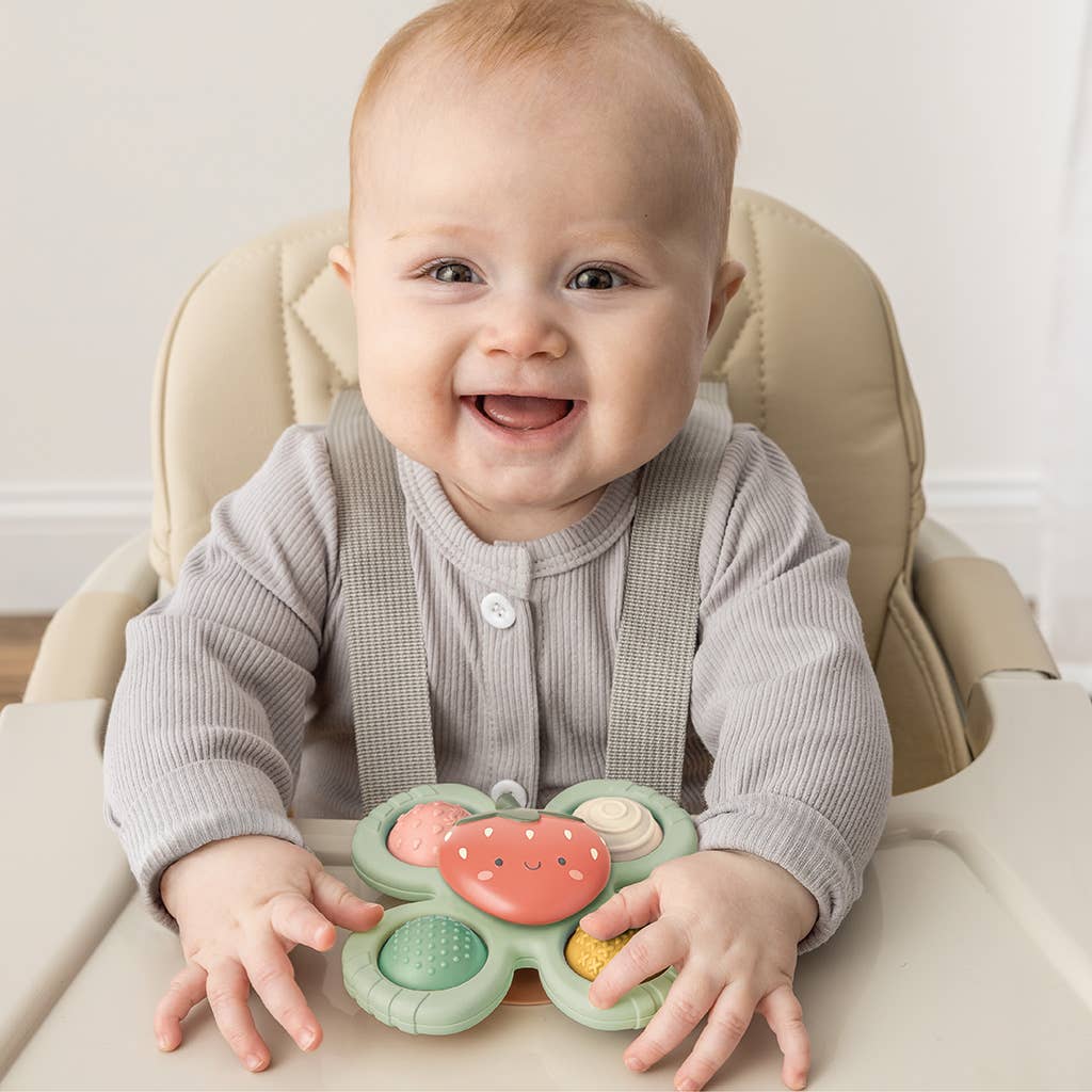 Itzy Pop & Whirl™ - Bath + Travel Toy (Strawberry)