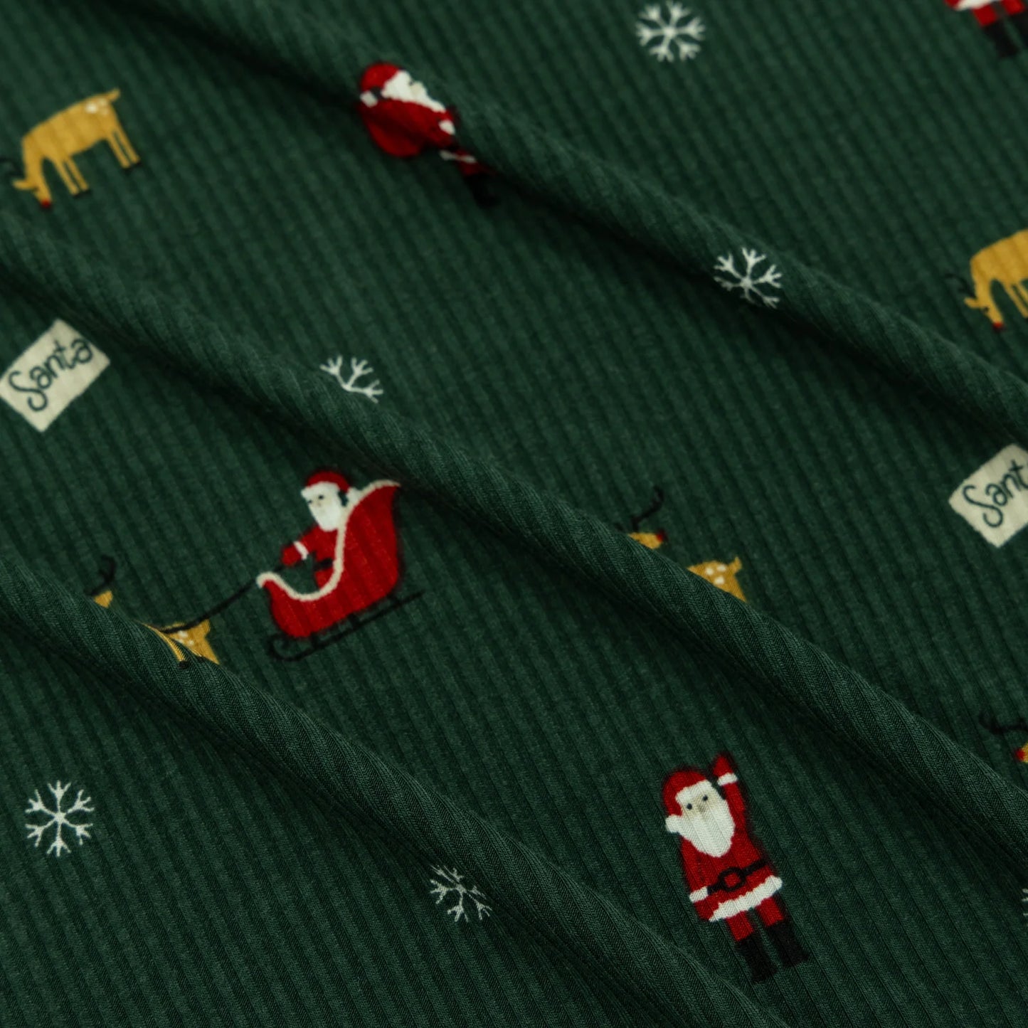 Santa Small Ribbed Two-Piece Set