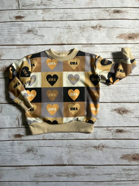 Iowa Heart Pullover Crewneck