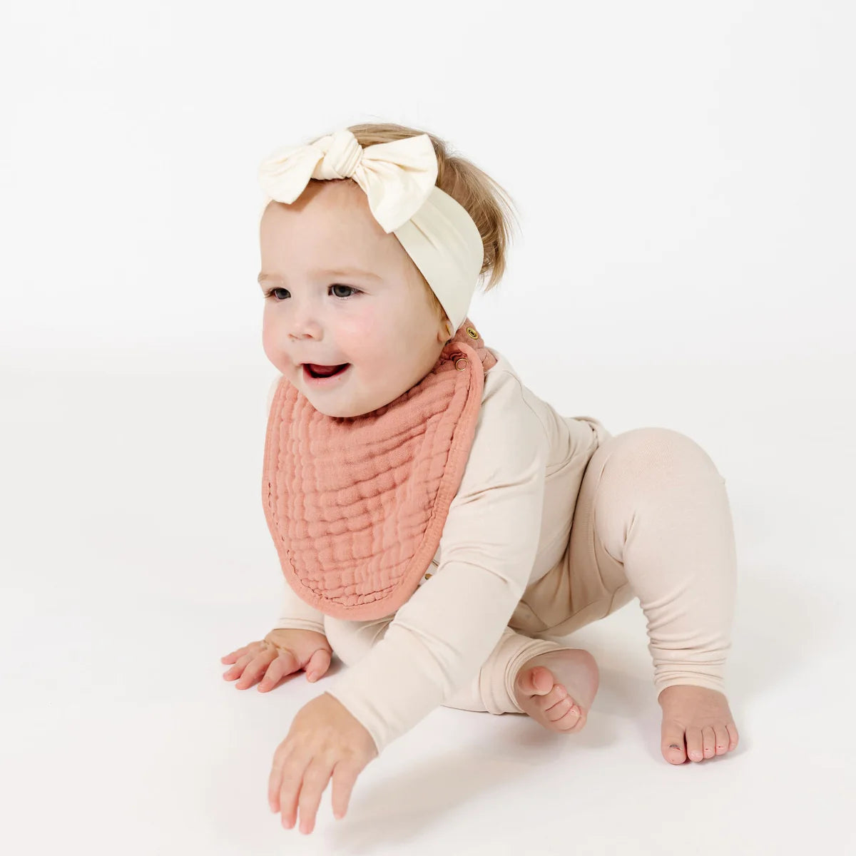 Cloud Muslin™ Bib 2 Pack Rose