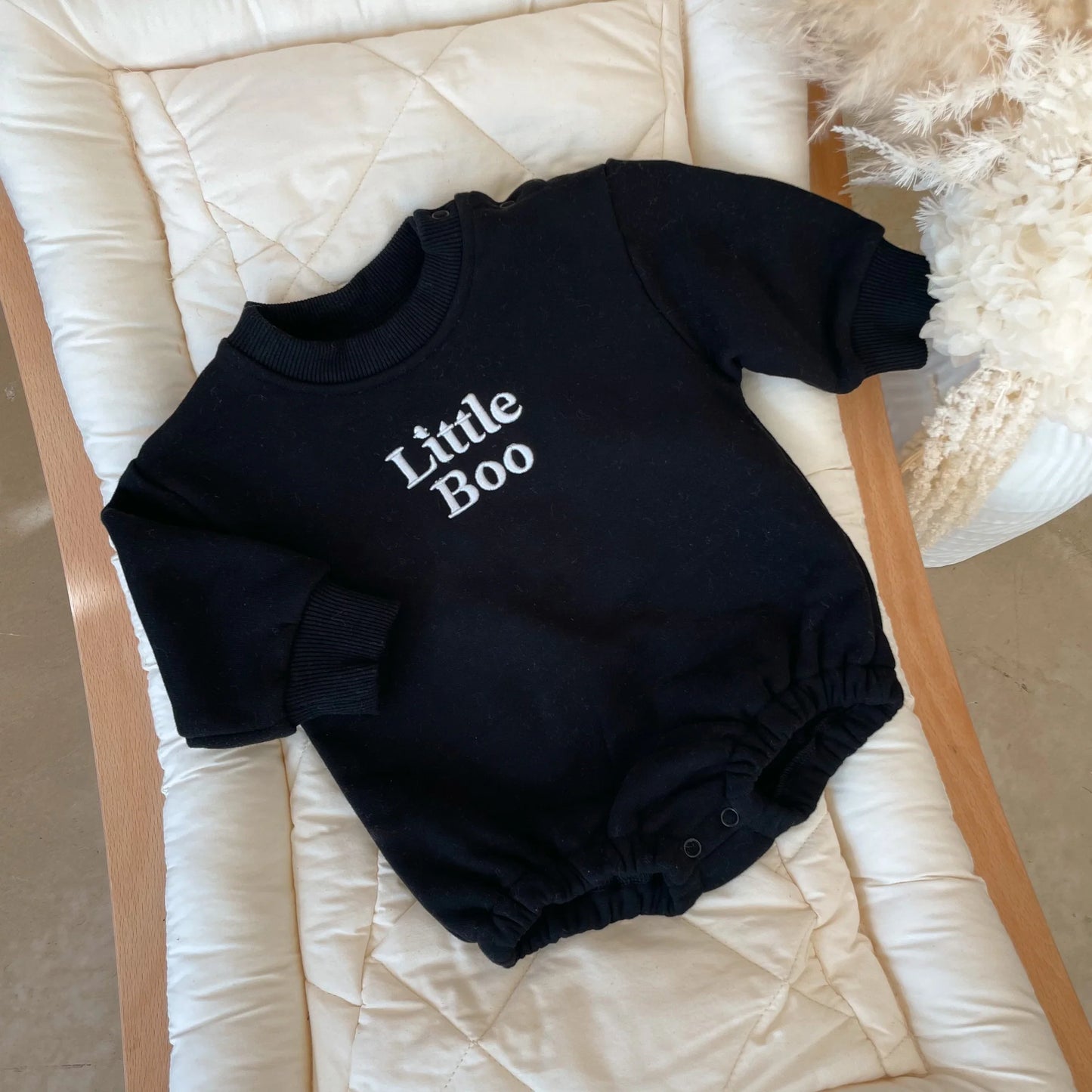 Little Boo Long Sleeve Bubble Romper