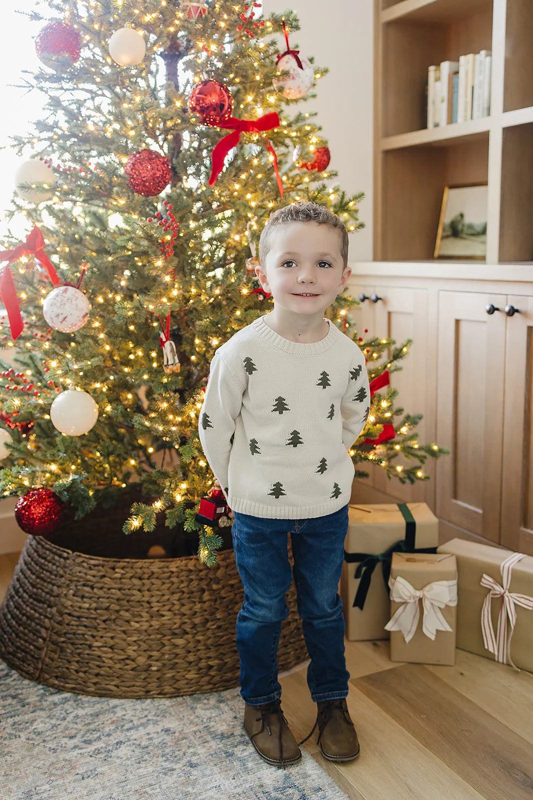 Pine Knit Tree Sweater