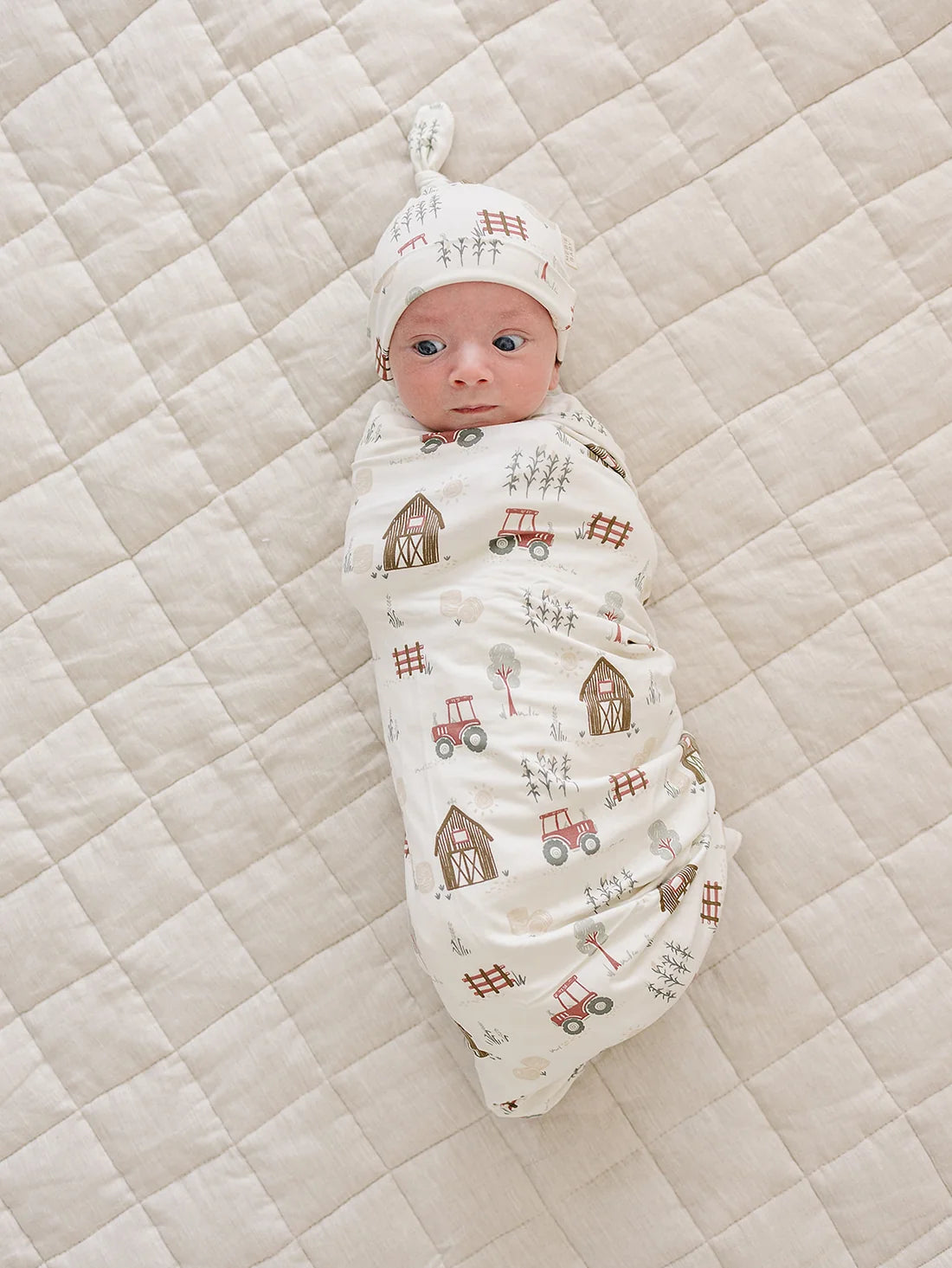 Farmhouse Bamboo Stretch Swaddle