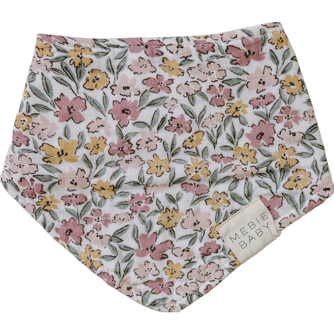 Sunny Petals Classic Muslin Bib