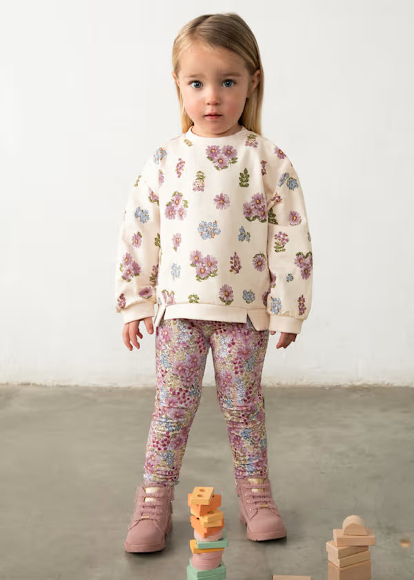 Mayoral 2778 AOP Floral Leggings
