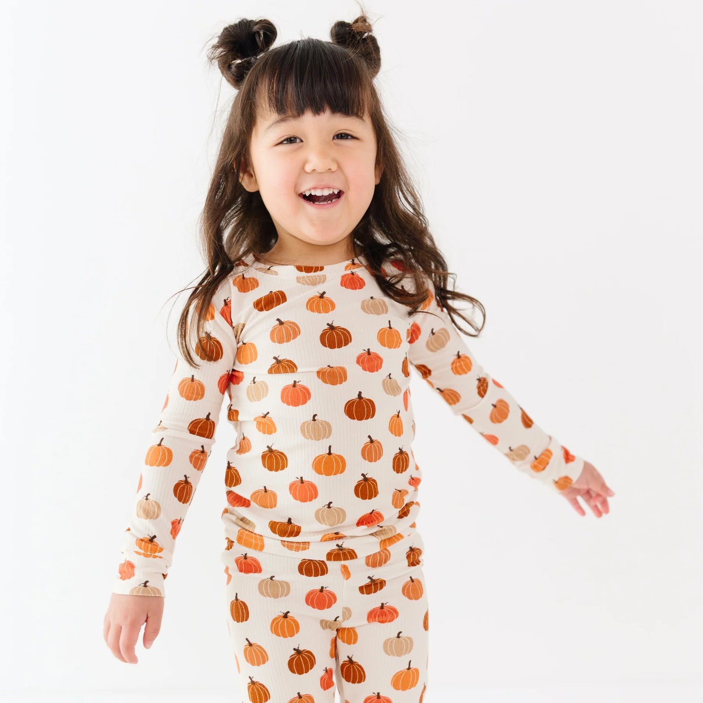 Big Pumpkins Small Ribbed Two-Piece Set