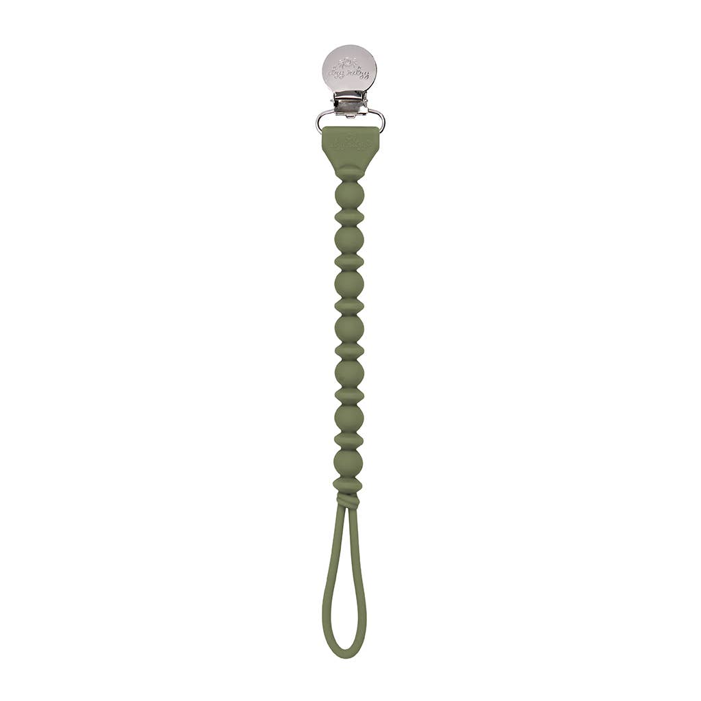 Sweetie Strap™ Pacifier Clips: Camo Beaded