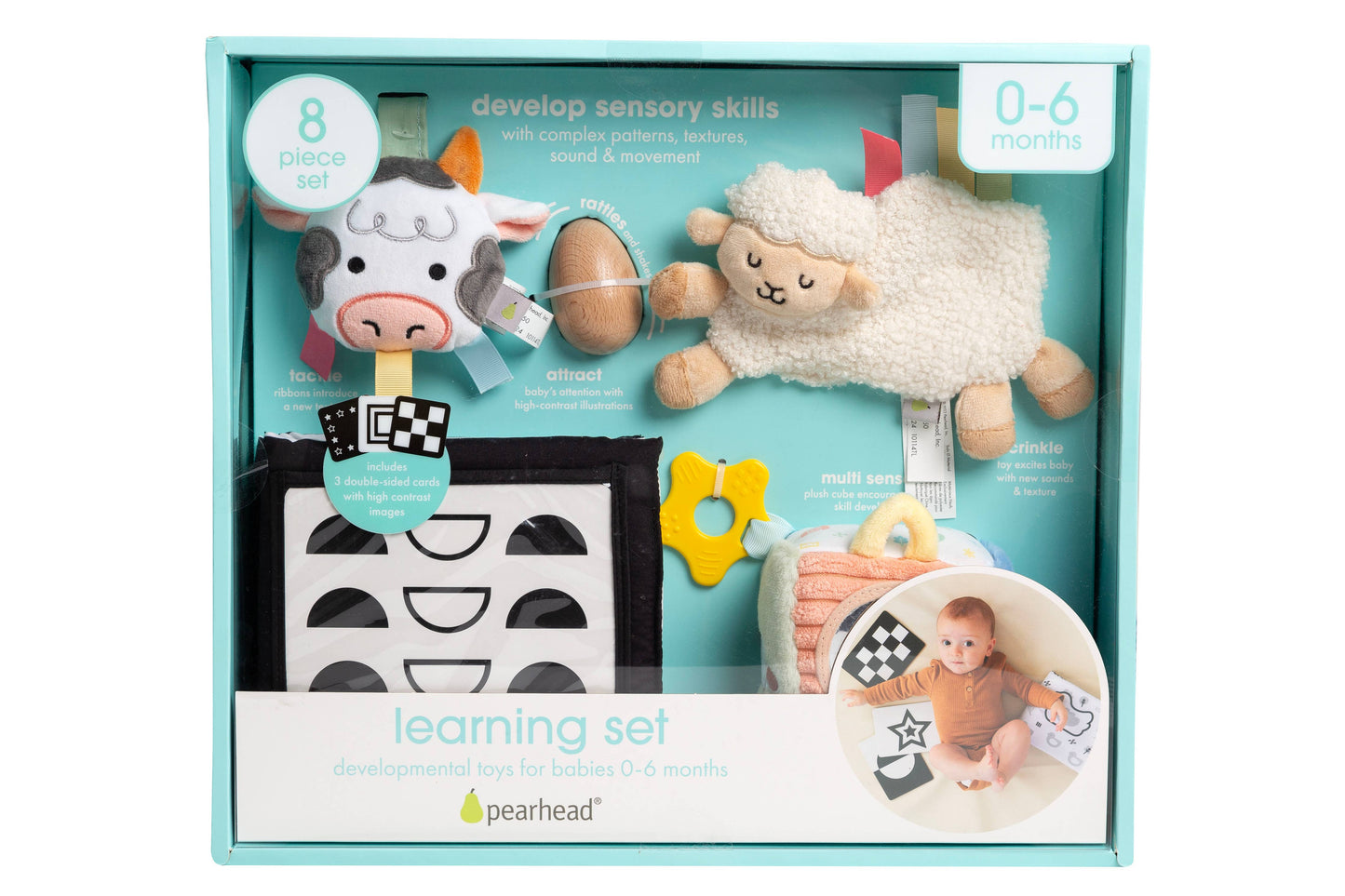 0-6 Months Learning Kit, Montessori Developmental Toys