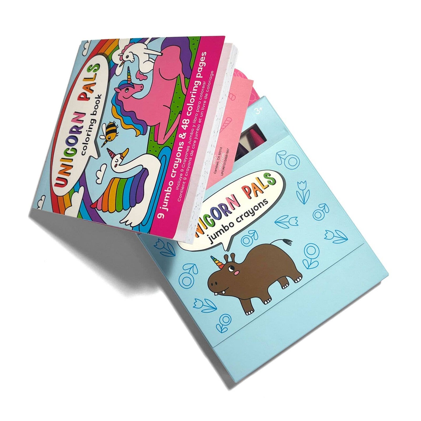 Unicorn Pals Carry-Along Coloring Book Set