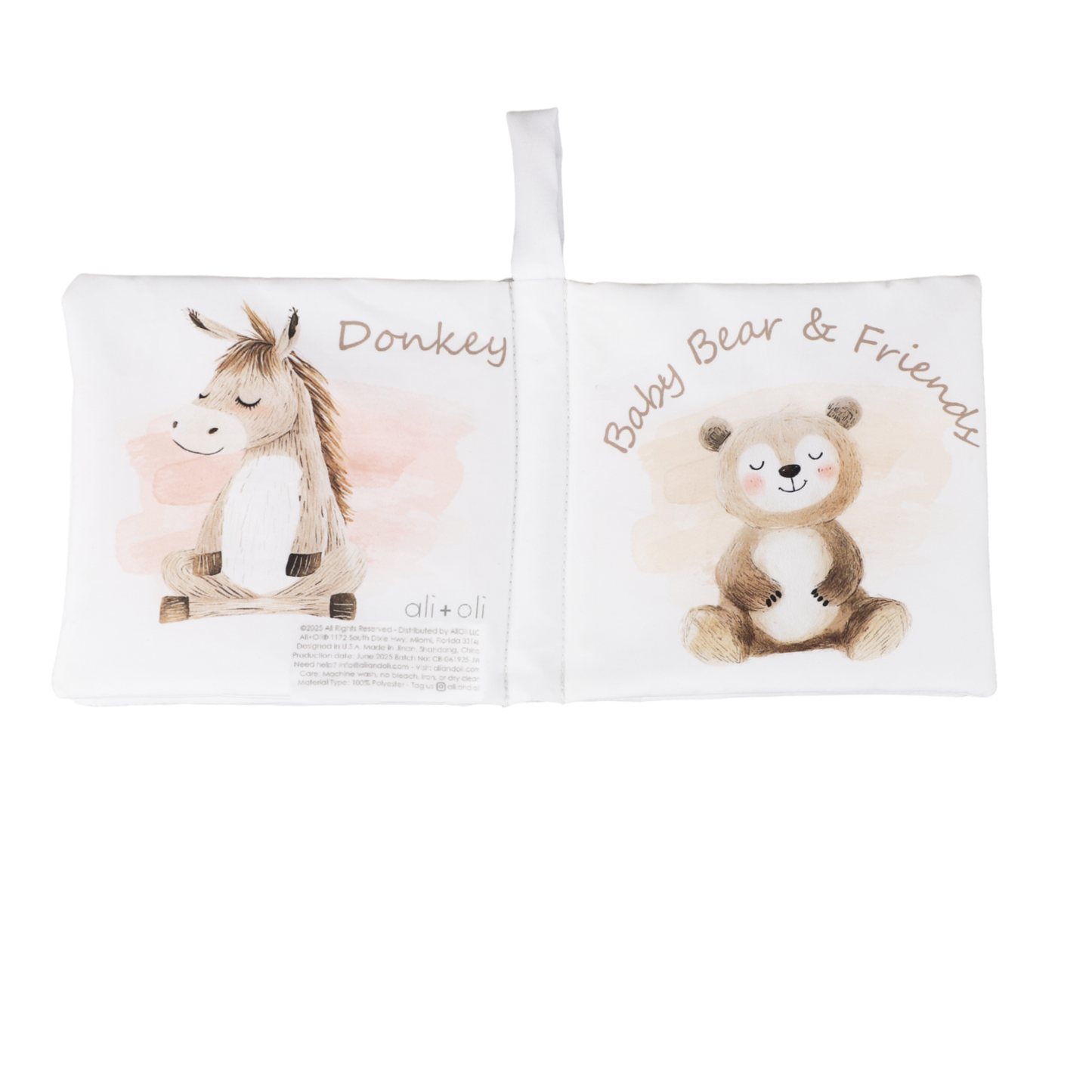 Baby Bear and Friends – Crinkle Cloth Soft Baby Book