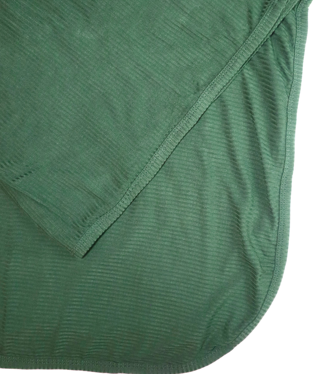 Ribbed Soft Spruce Swaddle Blanket