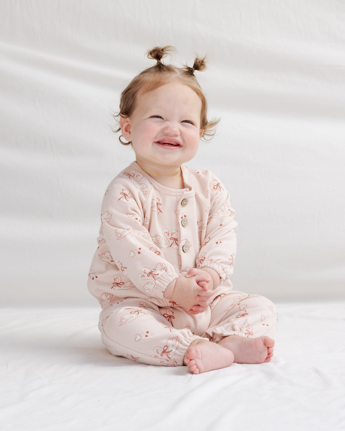 Relaxed Jumpsuit Swans