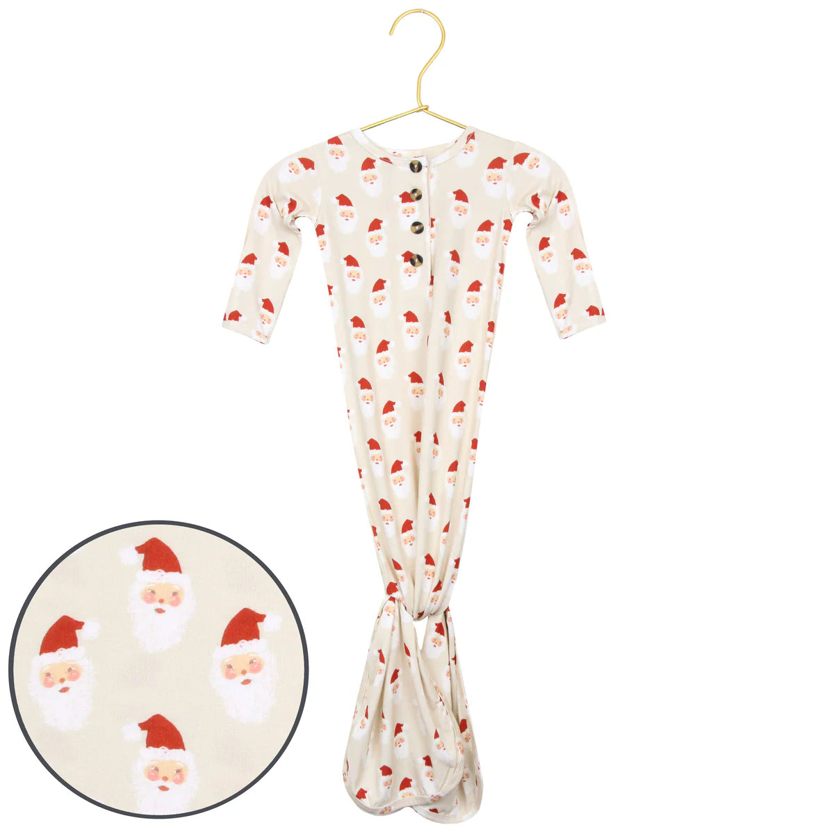 Santa Baby Knotted Gown