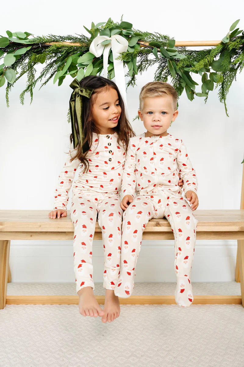 Santa Baby Zipper Footies