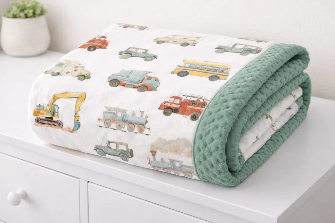 Tiny Travelers Minky Blanket