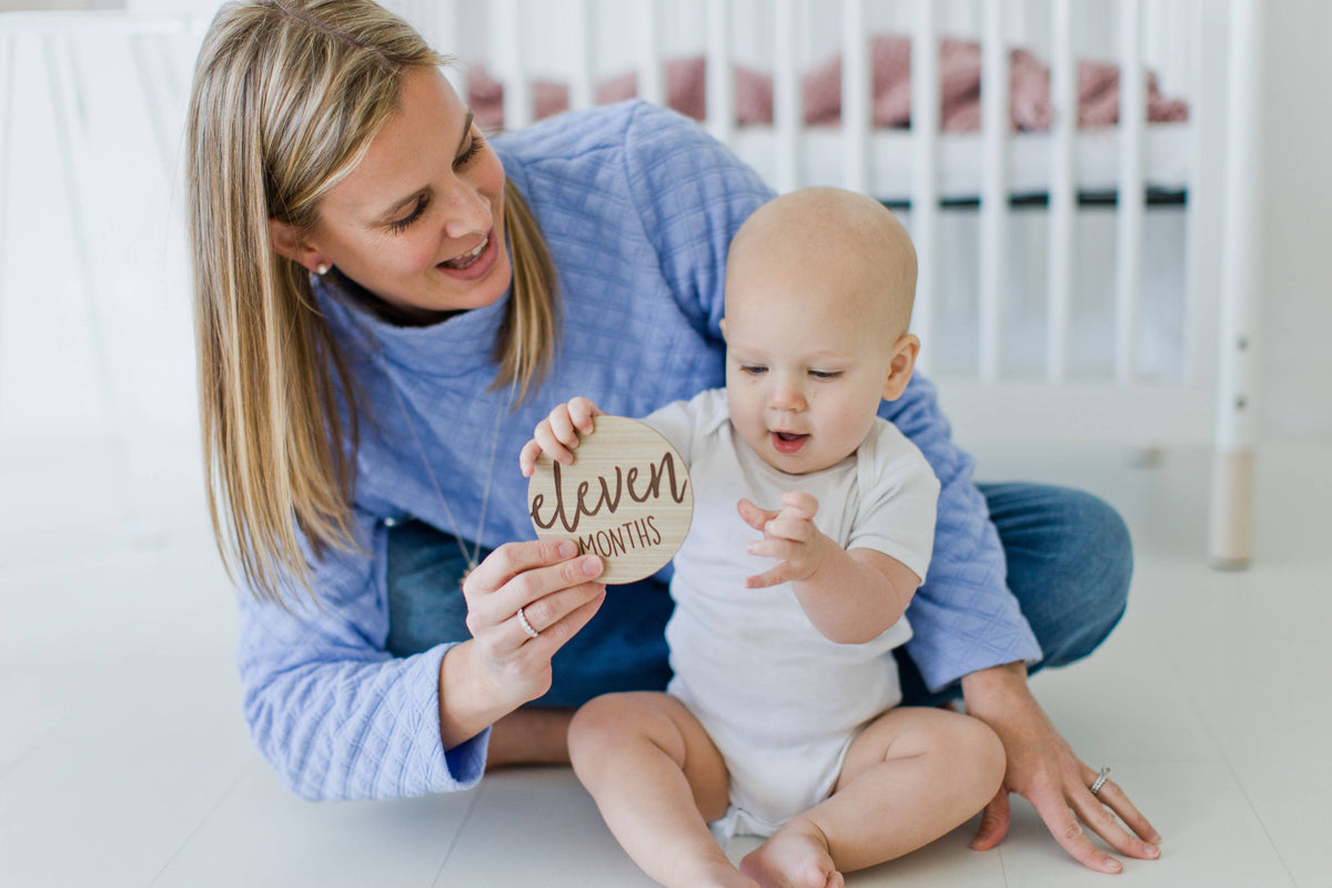 Baby Wooden Milestone Markers
