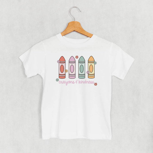 Crayons & Kindness Toddler Tee