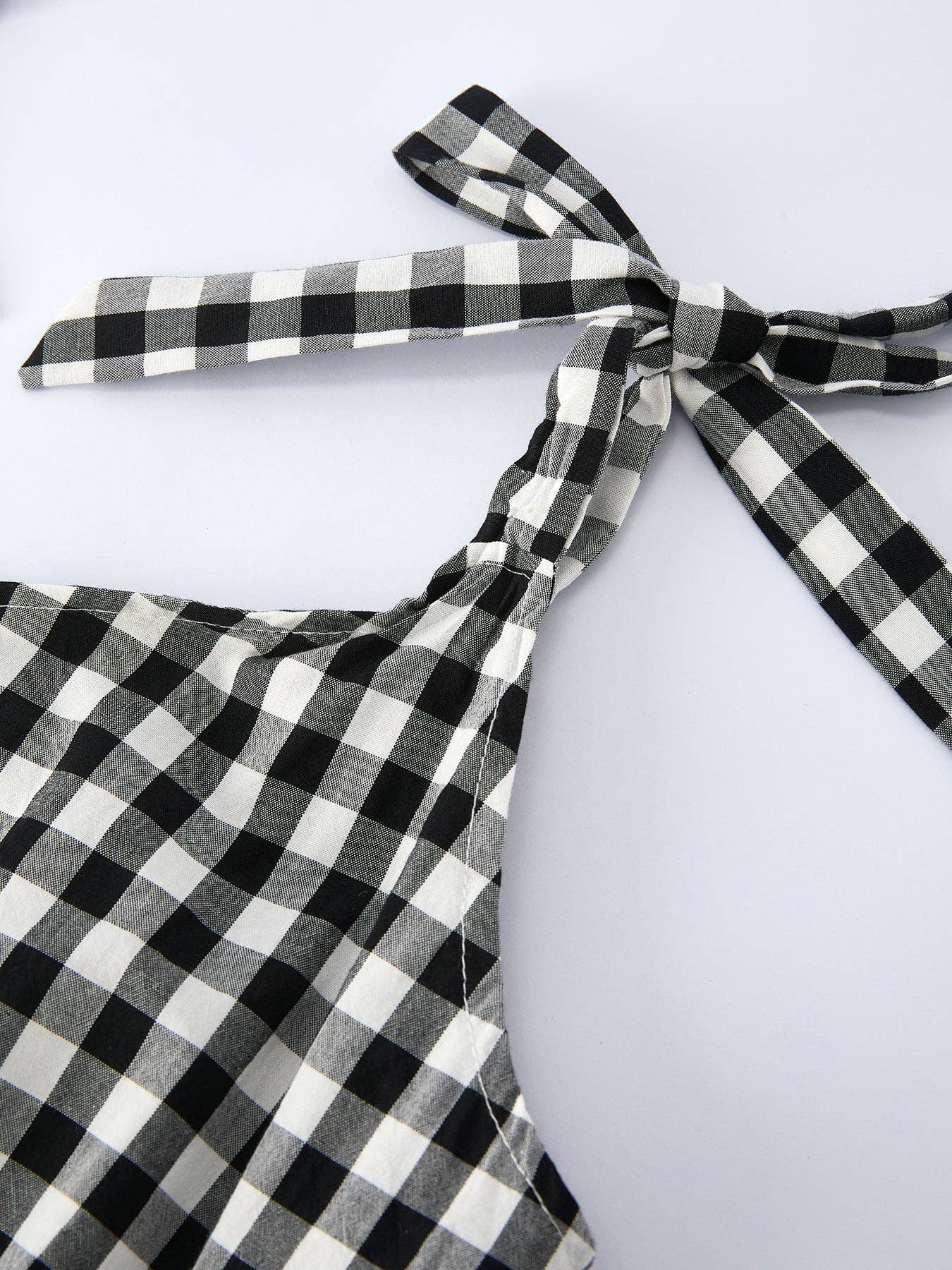 Adult Plaid Smocked Dress