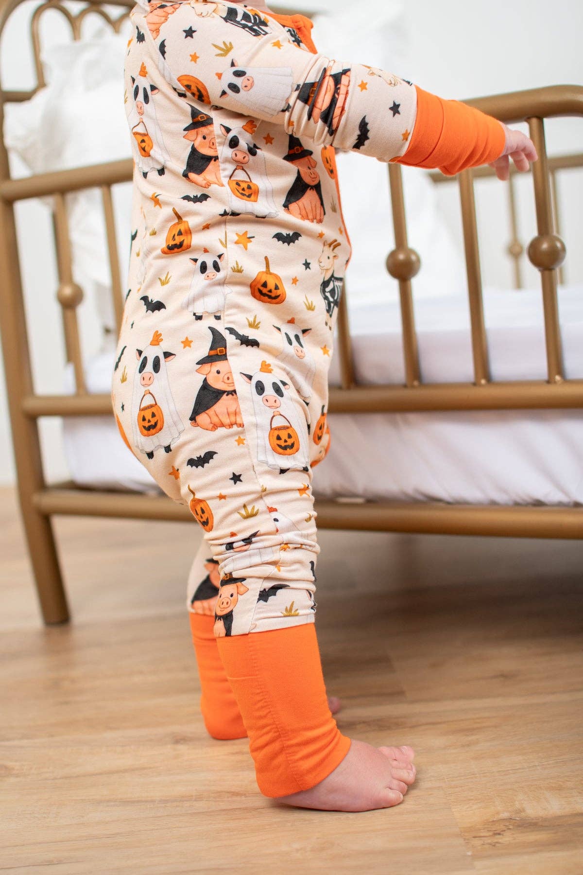 Halloween Farm Animals Bamboo Baby Zippy