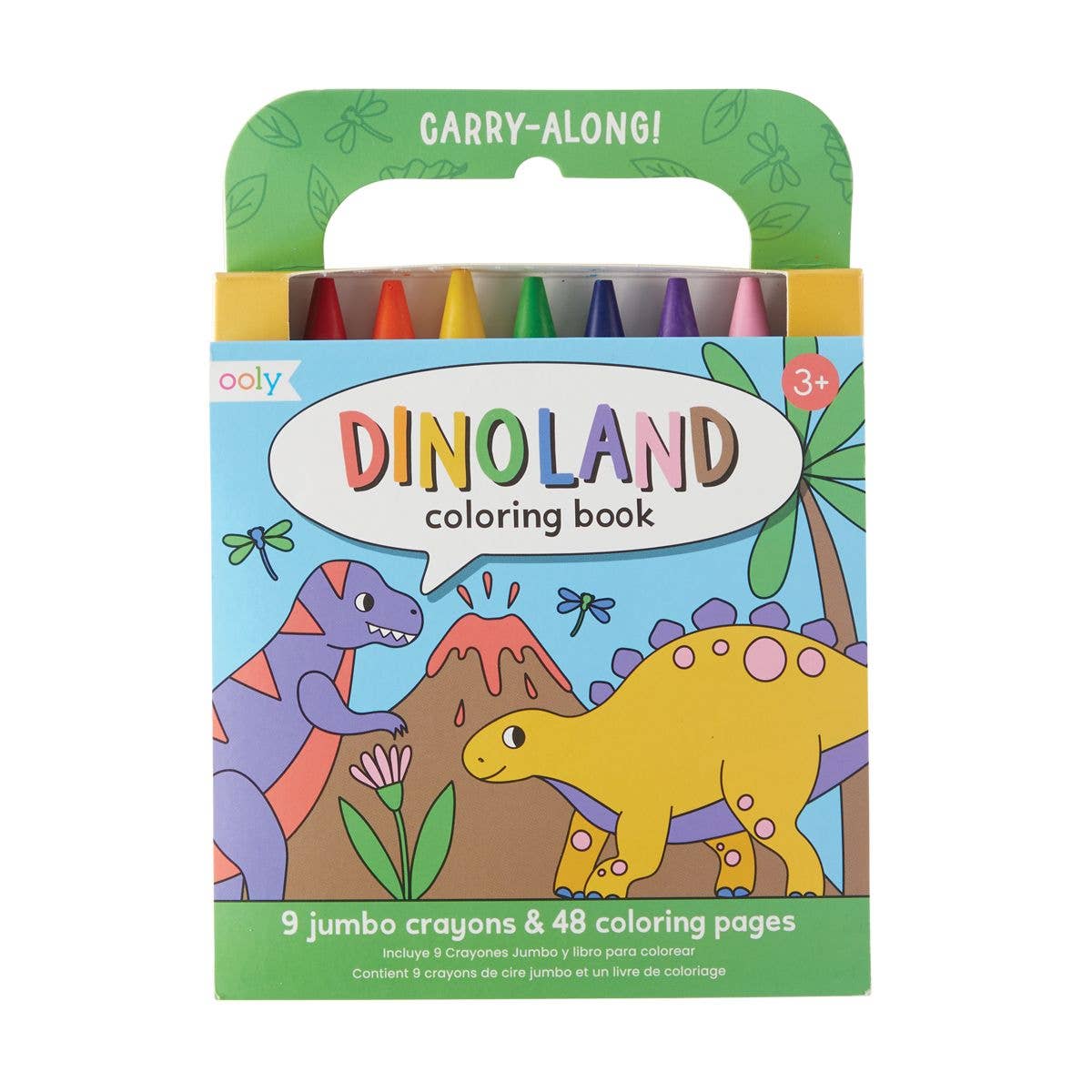 Dinoland Carry-Along Coloring Book Set