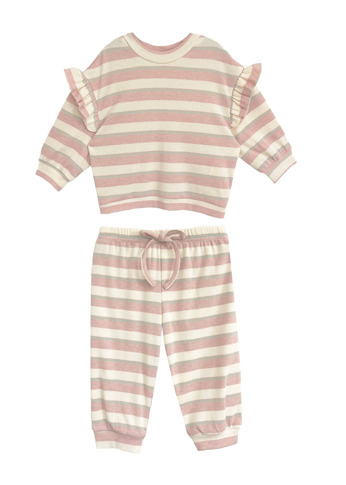 Candy Stripe Two Piece Set