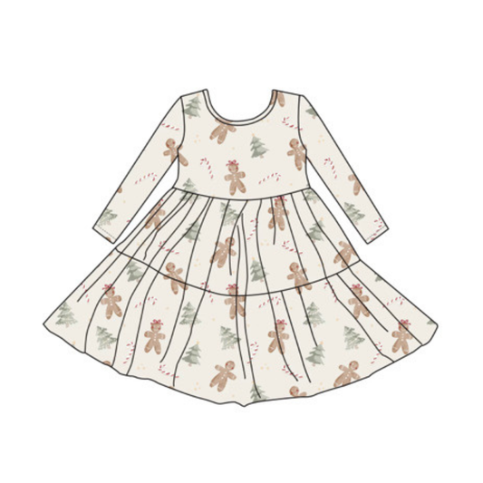 Gingerbread Twirl Dress