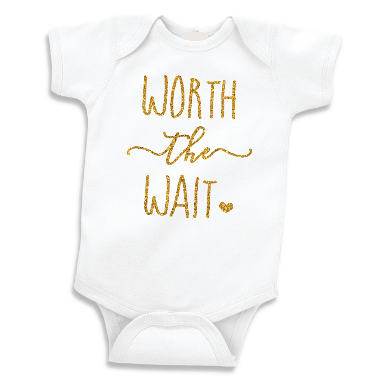 Worth the Wait, Baby Announcement Onesie
