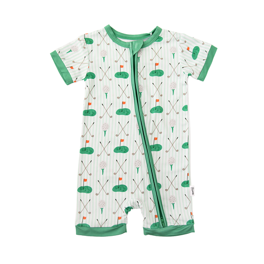 Scottie Golf Short Zip Romper