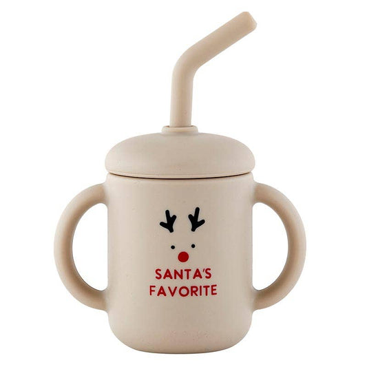 Santa's Favorite Silicone Sippy Cup