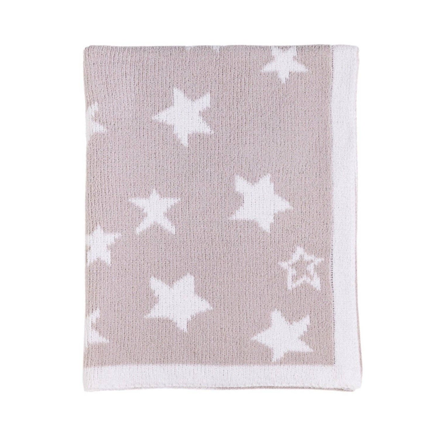 Grey Galaxy Knitted Chenille Blanket