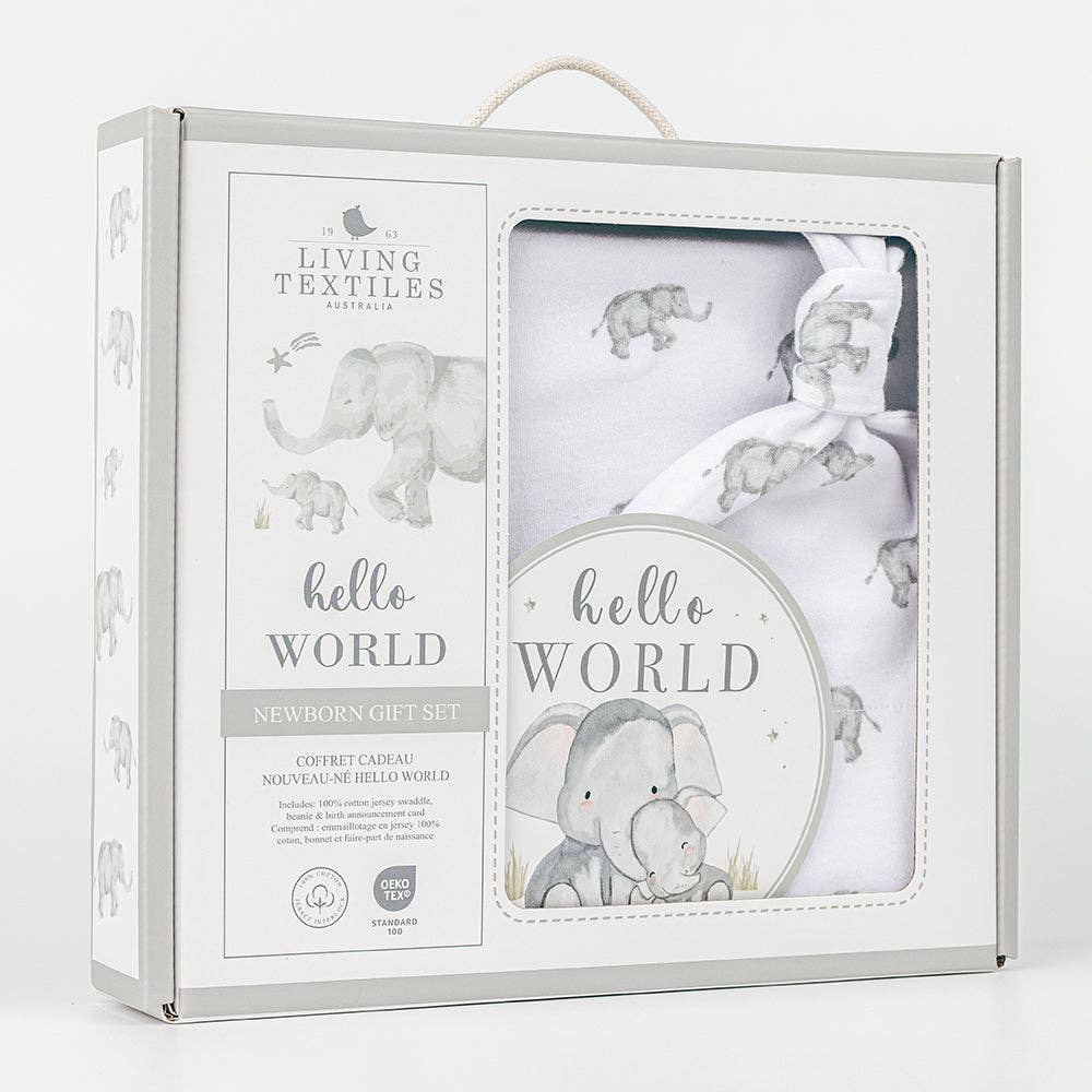 Hello World Gift Set Elephant Heritage