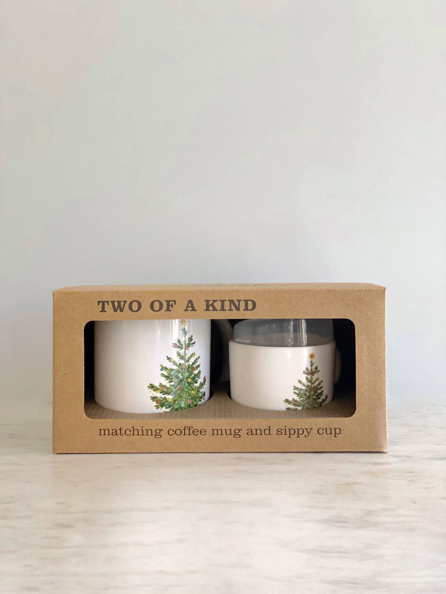 Christmas Tree Two of a Kind Cup Set