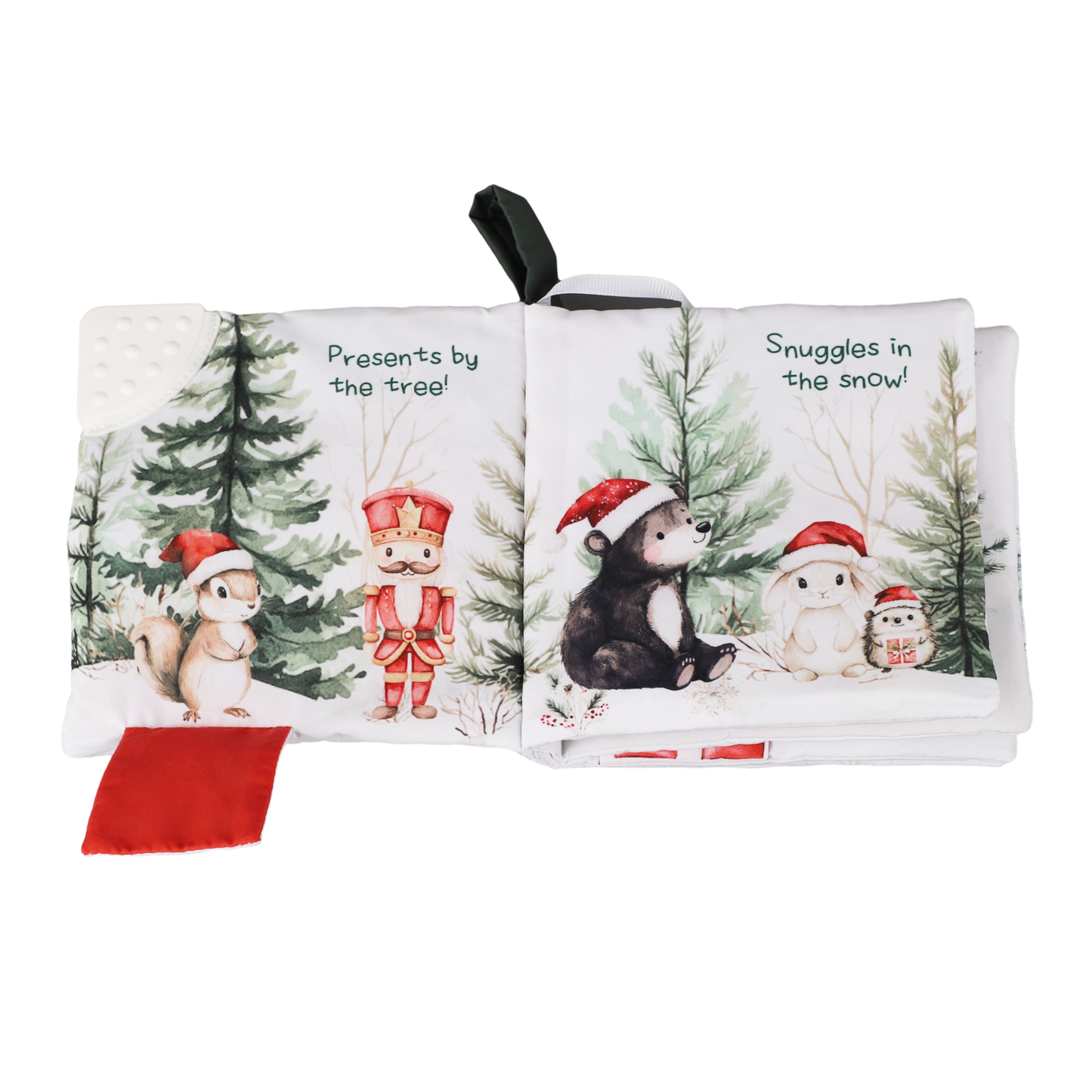 Christmas Friends – 10-Page Crinkle Cloth Book for Babies