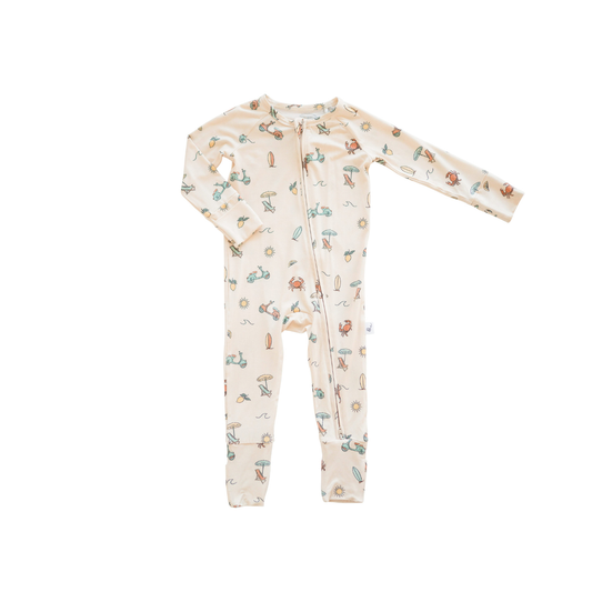 Bamboo 2-Way Convertible Zip Romper | Summer Vibes