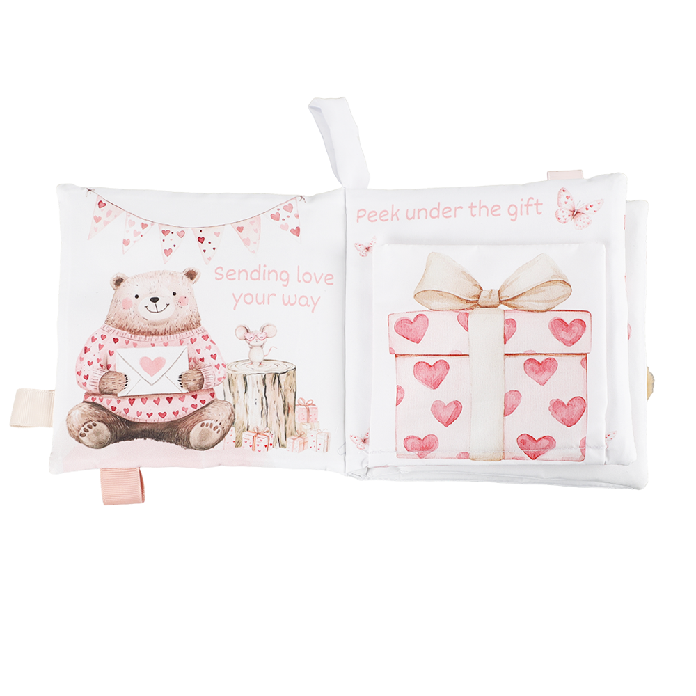 Valentines Crinkle Book for Babies Taggies