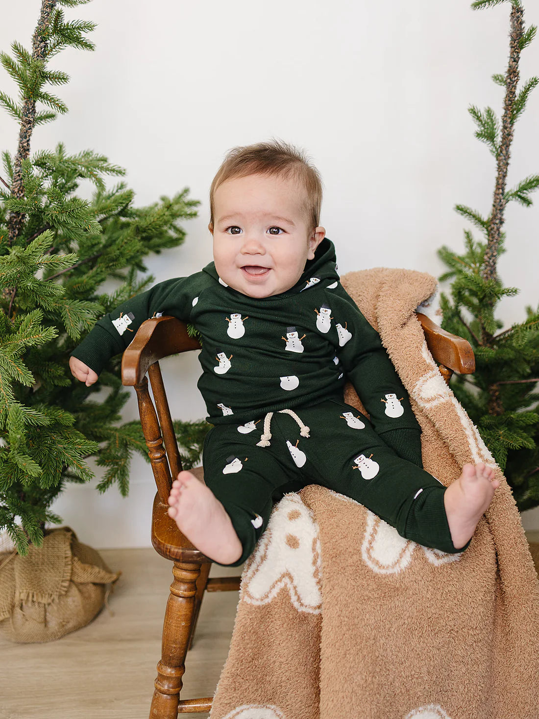 Snowman Hooded Set