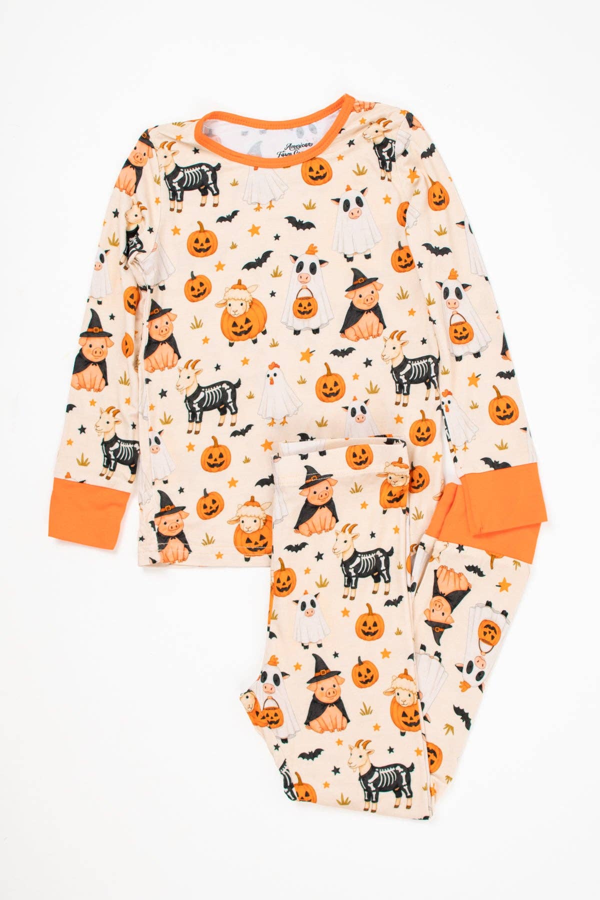 Halloween Farm Animals Toddler/Youth Bamboo Pajama Pant Set