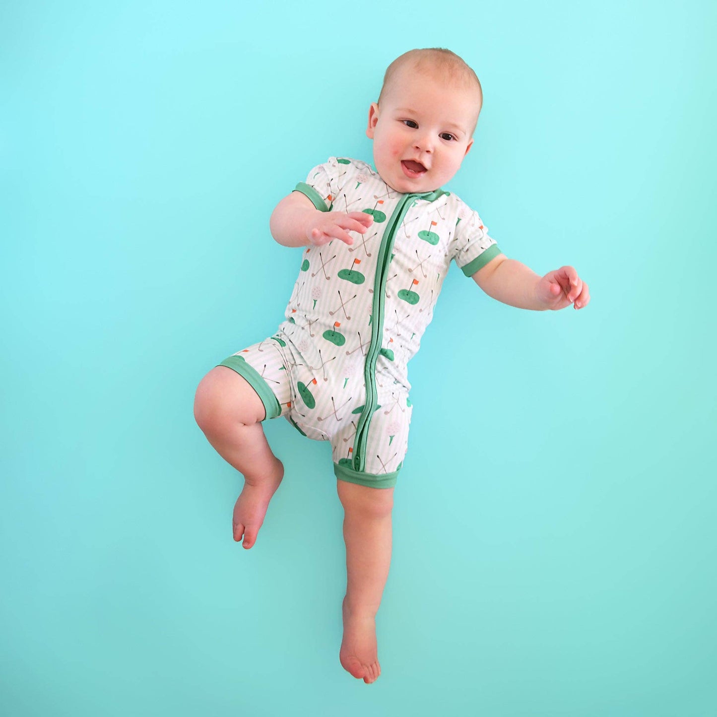 Scottie Golf Short Zip Romper
