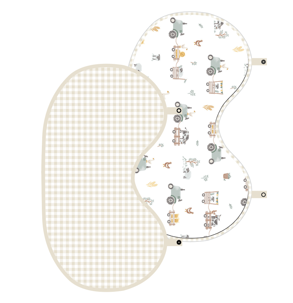 Tractor Ride Burp Cloth (2 pack)