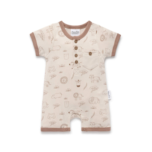 Safari Adventure Henley Romper