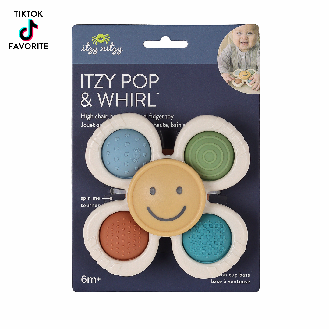 Itzy Pop & Whirl™ - Bath + Travel Toy (Strawberry)