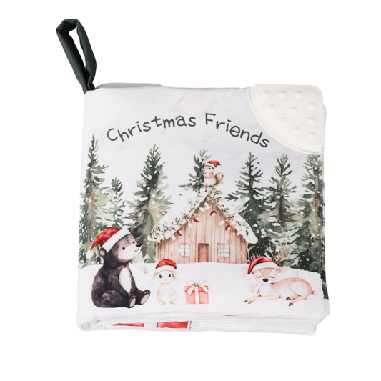 Christmas Friends – 10-Page Crinkle Cloth Book for Babies