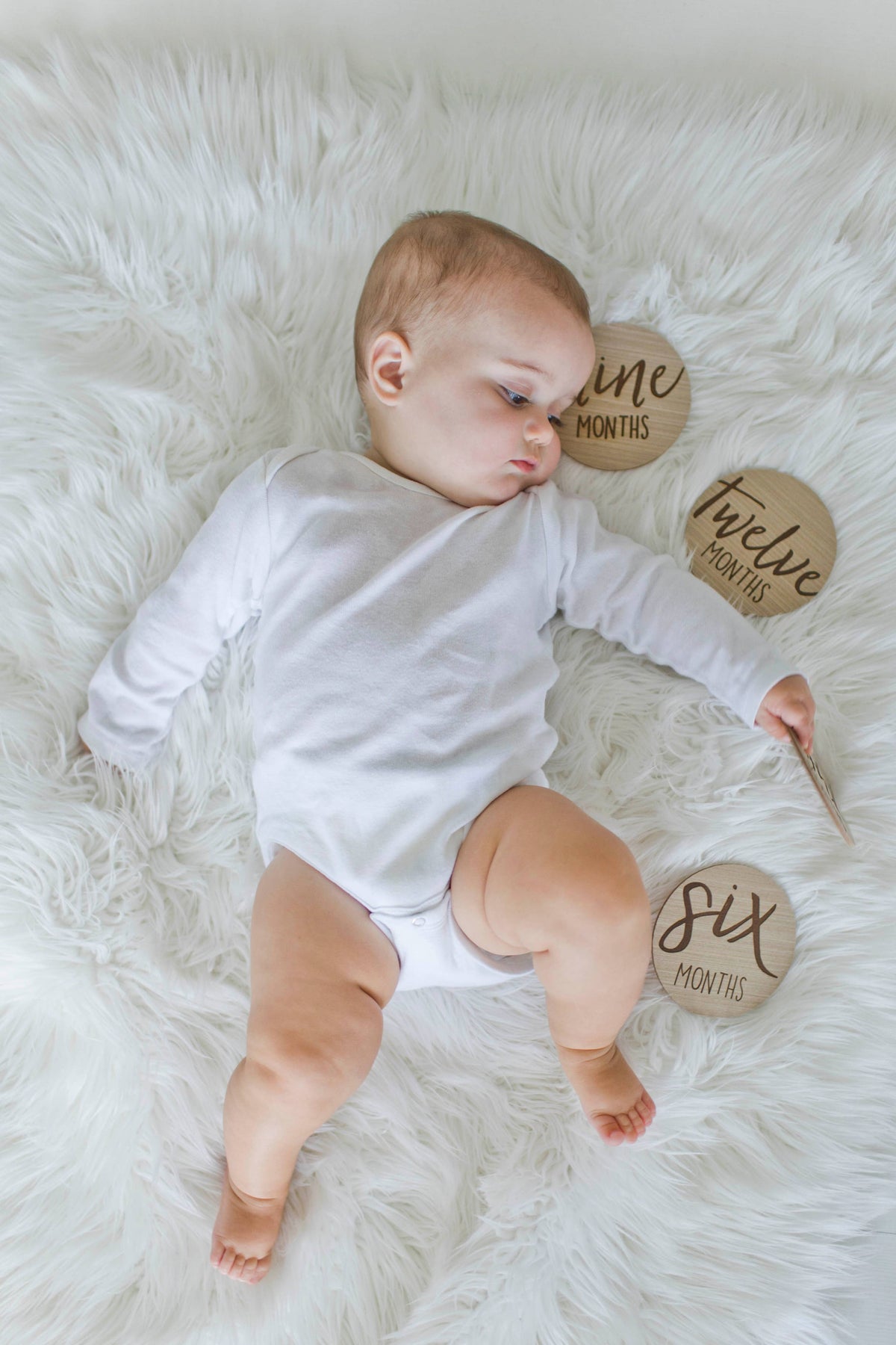 Baby Wooden Milestone Markers