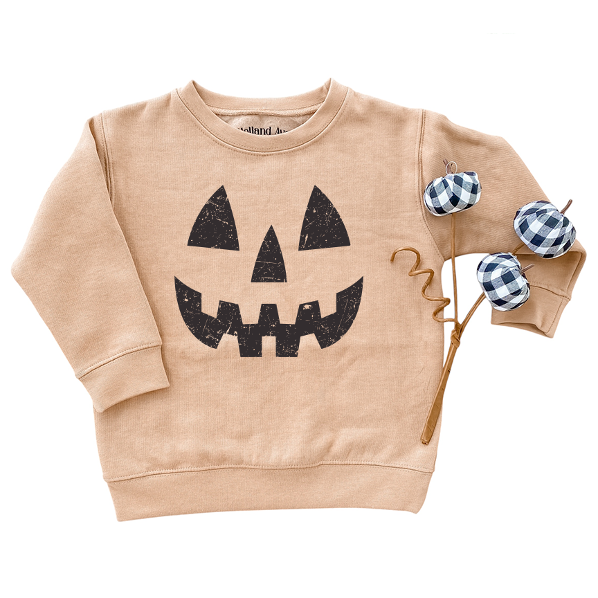 Pumpkin Smiley Halloween Sweatshirt